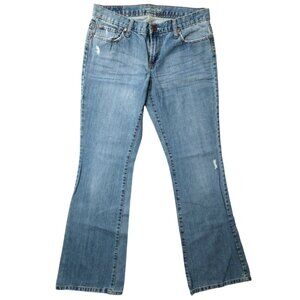 American Eagle Outfitters Women's Hipster Fit 5922 Distressed Jeans 10 Regular